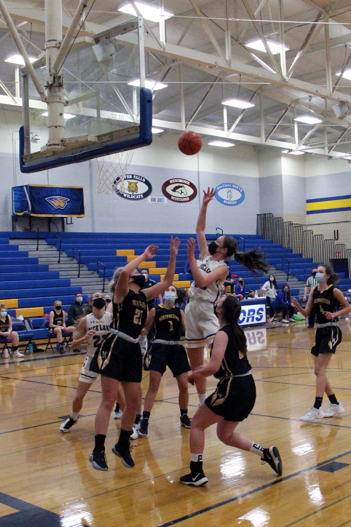 Rice Lake girls basketball vs. Northwestern 12-30-20